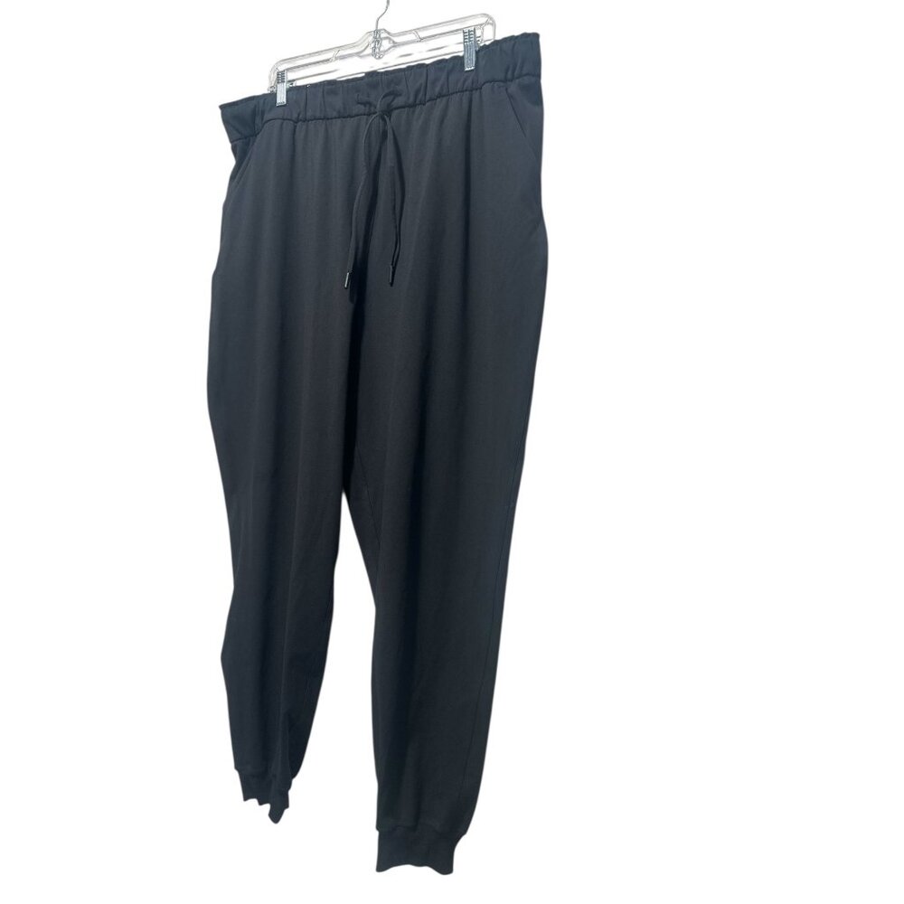 Lululemon Keep Moving Joggers Womens Size 18 Black Drawstring Waist Gorpcore - Picture 14 of 14